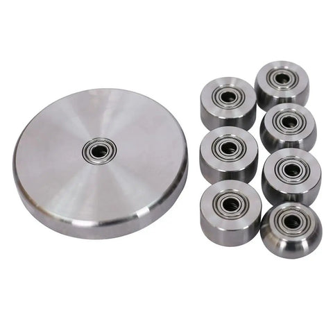 Heavy Duty English Wheel Metal Shaper With Hardened Steel Anvils For Beating Out Slick Automotive Panels Motorcycle Tanks And Custom Bodywork Projects In A Pinch