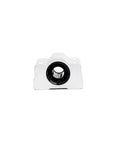Front view of SCS10UU Linear Ball Bearing, 10mm bore diameter, high quality steel sliding block, industrial grade.