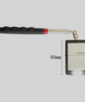 Telescoping LED Inspection Mirror With 34 Inch Extendable Rod And 2 Bright LED Lights Flexible 360 Degree Swivel