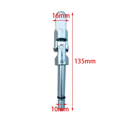 Heavy Duty Floor Jack Repair Kit With Oil Seal And Universal Joint Accessories, showing 135mm length with 16mm and 10mm widths