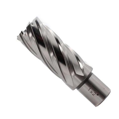 Oscarbide 1-inch diameter annular cutter with 2-inch depth of cut and 3/4-inch Weldon shank
