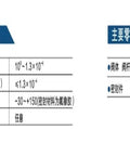 Chinese specifications table for GM Vacuum Diaphragm Valve For Pneumatic Systems Ultra Durable One Piece Kit Covering GM 10 25 40 50 And 10H 25H 40H 50H KF I Series High Flow Heavy Duty Industrial Diaphragm Valve For Automation