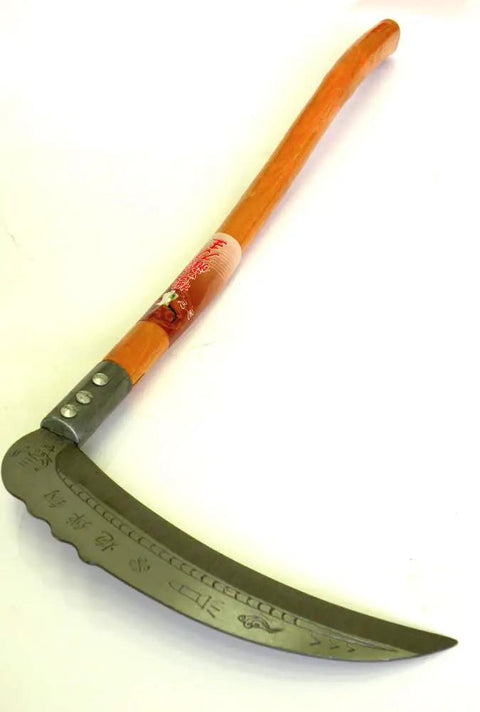 23 Inch Long Handle Tropical Vine Grass Sickle For Pruning Cutting And Harvesting Lightweight Workhorse Field Tool For Grass And Weeds Yard Or Farm Work