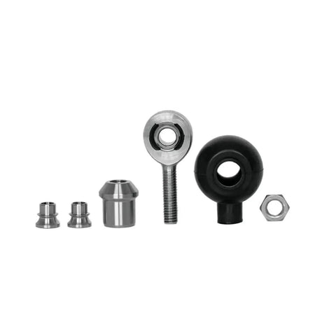 Heavy Duty Rod End Bearing Kit With Spherical Joint Design For Smooth Mechanical Linkage Movements Built Like A Tank Construction and rubber covers.