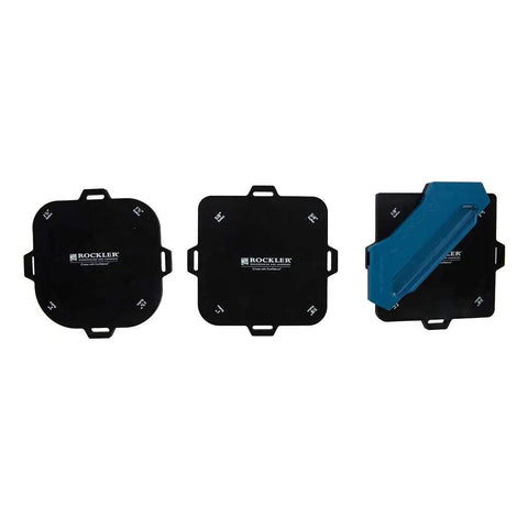 Corner Cutter Router Template Set Of 3 with rubber strips and handle for woodworking precision corner curves