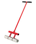 Model 10-935 Lightweight 35-Pound Flooring Roller For Vinyl Linoleum And Carpet With Chrome-Plated Rollers and 30 Inch Handle
