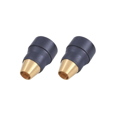 Swirl Ring And Retaining Cap Replacement Kit For Hypertherm PMX 30 Air Plasma Cutting Torch Consumables Includes 2 Swirl Rings And 1 Retaining Cap OEM Quality Pro Grade, showing two OEM-style swirl rings