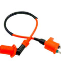 GY6 6-Pin AC CDI Box With Ignition Coil And A7TC Spark Plugs For 50cc 80cc 125cc 150cc Scooters ATVs Go Karts Mopeds Pit Dirt Bikes Orange