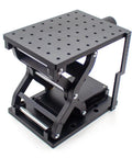 Z Axis Lifting Table Manual Pro-Grade Fine-Tuning Platform For Lab Optical Setup 110mm Stroke 210x150mm Aluminum Anodized Black Screw Driven Lift With 30kg Capacity