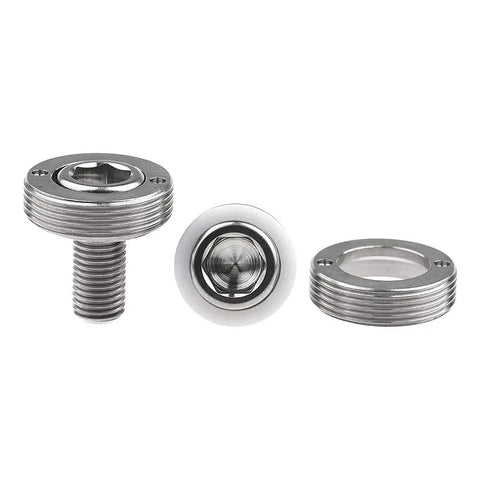 Titanium M8x15mm Crank Arm Fixing Bolt With Cap For Square Taper Bottom Bracket Screws Pack Of 2
