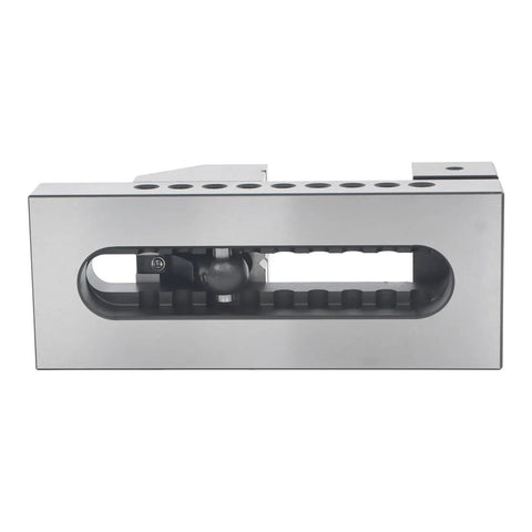 3 X 7 Inch Screwless Vise For Toolmakers, Precision Grinding Insert Toolmaker Clamp, steel view, horizontal design