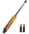 Extendable Gas Leak Detector With Telescoping Rod Portable Propane Methane Natural Gas Sniffer For Home And RV Detect Combustible Leaks Fast Includes 2 Batteries Bright Orange with batteries