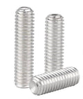 Must-Have Set Of 50 M5-0.8 X 8mm Hex Socket Grub Screws Headless Cup Point Flat Point Internal Hex Drive 304 Stainless Steel
