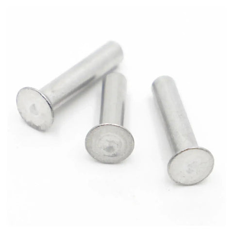 These Badass Aluminum Countersunk Solid Rivets Deliver Slick Flush Finish And Heavy Duty Performance Perfect For Top Notch Workshop Or Industrial Jobs In M2 Through M8 Sizes Packed Twenty Pieces