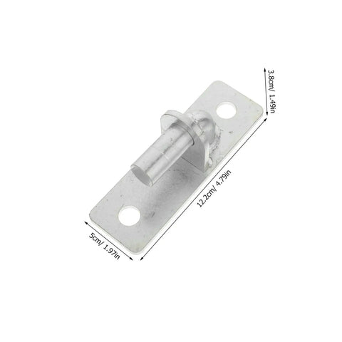 Built Like A Tank Rock Solid Wall Mounted Fence Post Hinges Set Of Four Premium Stainless Steel Gate Brackets With Zero Rust Finish, silver hinge detail.