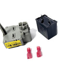 Whirlpool Compatible Refrigerator Start Relay Replacement W10197428 W10128795 TSD2 12VF with capacitor and connectors