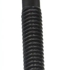 Solid Black Hex Head Bolts For Furniture And Cabinetry, Flat Countersink Fasteners Built Tough With Secure Threads, 1/4-20 By 2.36 Inches, showing detailed threaded design.