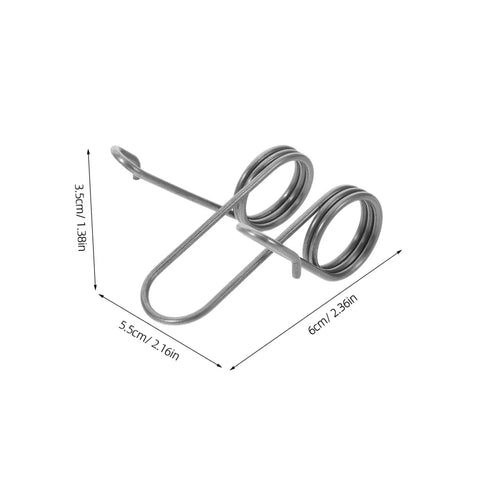 Beefy Heavy Duty Steel Torsion Spring Replacement Pack 2 Easy Install Seeding Parts For Farm Seeders And Corn Planters Wear Resistant High Strength Gear For Garden And Field Use, 6cm steel spring