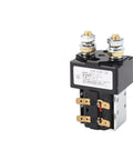 Top Rated UNMVBYITE ZJW-125C Electric Forklift Truck Solenoid Valve Main Contactor with gold terminals for heavy duty motor use.