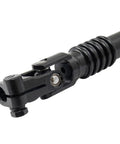 Front Lower Intermediate Steering Column Shaft For 1999 To 2006 Chevy Silverado And GMC Sierra 1500 4WD Easy Install DIY Friendly Replacement With Heavy Duty Fit And Clear Fit Notes Reference 425130 black steel steering shaft end with u-joint
