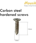 Carbon steel hardened screw 14mm length, 3mm diameter