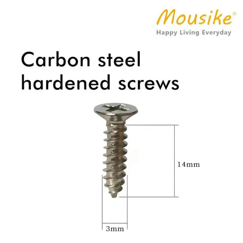 Carbon steel hardened screw 14mm length, 3mm diameter
