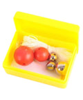 Hands On Pendulum Science Kit For Kids And Students Kid Friendly Diy Physics Experiments Classroom Teaching Aids Portable Physics Lab Device For School Projects And Home Learning with red spheres and yellow case