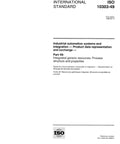 ISO 10303-49 Step File Standards document cover for industrial automation, detailing product data representation and exchange.
