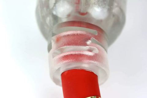 Close-up of the lighted plug on a Beefy 30 Amp L14-30 Generator Extension Cord, 30ft Long, Lighted Plugs, 4 Prong