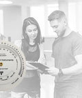 Adult Bmi Wheel Calculator For Quicker Body Mass Index Tracking Vinyl Gauge showing height and weight in fitness setting.