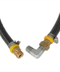 Top Tier Hard Fuel Lift Pump Line Kit For 7.3 IDI And 6.9 IDI Diesel Trucks Replaces Filter To Injection Pump Lines With Perfect Fit, black fuel hose fittings