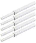 5 Pack Concealed Cabinet Push To Open Rebounders Killing Door Slam Noise For Kitchen Drawers And Furniture Doors Smooth Quiet Touch Release Hardware Easy Install Setup