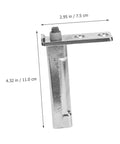 Side view of Automatic Fridge Door Closer Hinge Zinc Alloy Self Closing With Precise Positioning for Fridge and Freezer Doors
