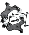Chevrolet Equinox Front Left And Right Lower Control Arm Kit For LTZ FWD 2010 2016, Six Piece Auto Chassis Replacement Arms And Bushings