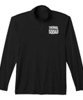 Thermal Soaring Glider Club Quarter Zip Top Built For Sailplane Pilots And Enthusiasts, black pro-grade layer for flight