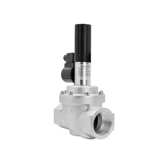 Gas Emergency Cut Off Solenoid Valve With Threaded Inlets DN25 DN32 DN40 DN50 For Industrial Use 0.1 MPa Working Pressure Linkage Commercial Grade Valve, threaded inlet