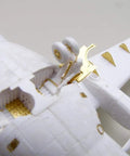 ATR 42 500 Exterior Detailing Photoetch Kit 1/144 scale close up showing metal parts on aircraft model