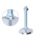 Heavy Duty Leveling Feet For Tables And Workbenches Stainless Steel With Bottom Lip Design For Even Weight Distribution Built To Last For Cabinets Shelving And Garage Workshops, close-up
