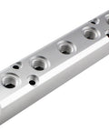 5 Way Pneumatic Manifold Air Distribution Block For Compressors, Aluminum Alloy Beefy Block With Dual Inlet G1/2 And Dual Outlet G1/4