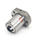 SFU1204 Ball Screw Nut With Flange, 12mm Diameter, 4mm Pitch, heavy-duty bearing steel, high rigidity for CNC machines