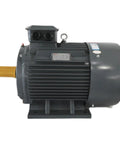 Side view of Beefy Three Phase Permanent Magnet Synchronous Speed Regulated Motor With Variable Frequency Drive Ready YYT132S 7.5KW