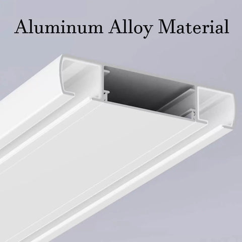 Experience whisper quiet curtain movement with a heavy duty aluminum track and self lubricating nano quiet rollers delivering smooth operation
