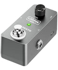 Image of ultra-compact aluminum guitar looper pedal with 5 minute loop time, 24-bit uncompressed audio, and unlimited overdubs.