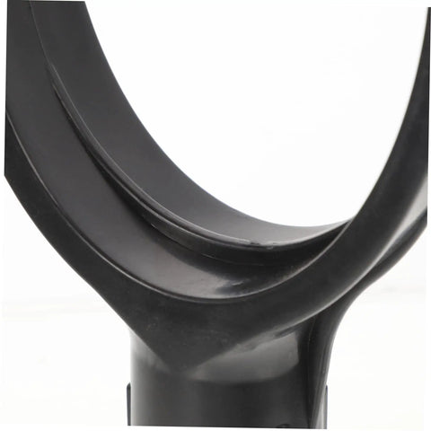 Close-up of black Two Pack D Shaped Shovel Handles Replacement For Snow Shovels And Scoop Shovels, Easy Grip Bucket Handle End