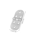 Stainless Steel Flush Piano Hinge Set Folding Pivot Hinges For Desks Cabinets And Wood Projects Flat Surface Install Durable