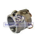 Top Shelf One Inch Aluminum Female Camlock To Female Npt Adapter Cam And Groove Hose Fittings Connects Trash Pumps Vacuum Trucks Built Tough No Hassle Suction Discharge, close-up view.