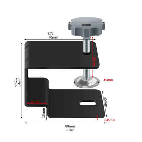 Multi Purpose Cabinet Installation Kit With Pro Grade Adjustable Drawer Jig And Locking Clamp Woodworking Fixture side view