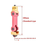No Fuss Universal Adjustable CNC Mill Workpiece Stop Positioner For Lathe And Multi Function Milling Machine Locator Tool 190mm standard type.
