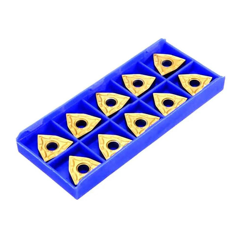 10 Pieces WNMG080404 WNMG431 Carbide Turning Threading Indexable Inserts For MWLNR Lathe Tool Holder Beefed Up Blade Built Tough For Steel Machining.