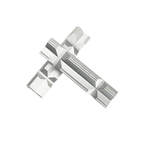 Magnetic Aluminum Vise Jaws Set With Soft Protectors for 4 to 8 inches, non-slip, close-up view of metal bench jaws covers